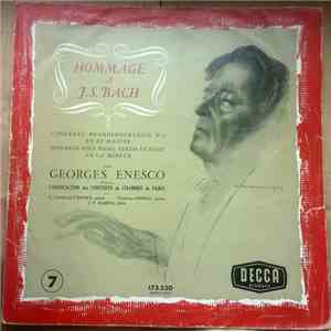 J.S. Bach - Georges Enesco, Association Des Concerts De Chambre De Paris - Concerto Brandebourgeois N°5 En Ré Majeur - Concerto Pour Piano, Violon, Flûte En La Mineur mp3 album