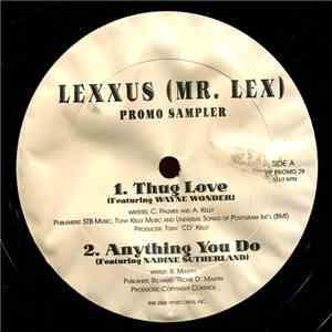 Lexxus (Mr. Lex) - Promo Sampler mp3 album
