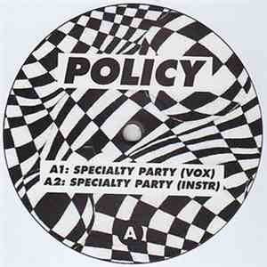 Policy - Specialty Party mp3 album
