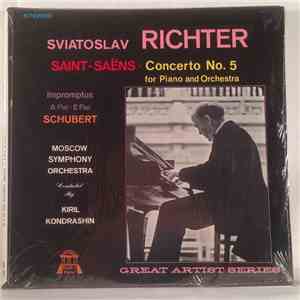 Sviatoslav Richter, Franz Schubert, Camille Saint-Saëns, The Moscow Symphony Orchestra - Concerto No. 5 In F "The Egyptian"/ Impromptus E-flat & A-flat mp3 album
