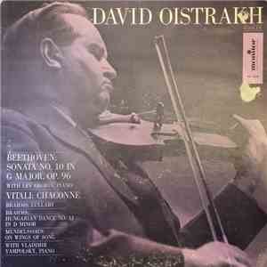 David Oistrakh - Plays Beethoven Sonata No. 10, Vitali Chaconne mp3 album