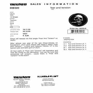 Diego - Fear And Tension mp3 album