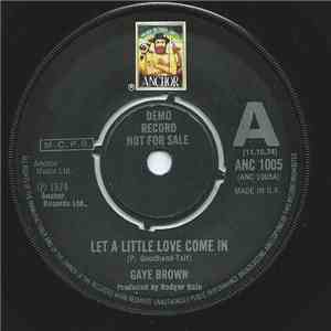 Gaye Brown - Let A Little Love Come In mp3 album