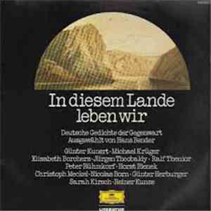 Hans Bender  - In diesem Lande leben wir – Deutsche Gedichte der Gegenwart mp3 album