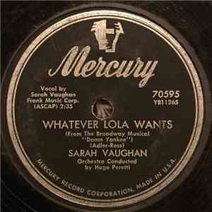Sarah Vaughan - Whatever Lola Wants mp3 album