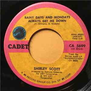 Shirley Scott - Rainy Days And Mondays Always Get Me Down mp3 album