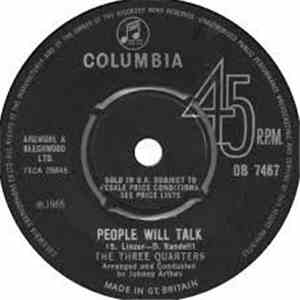 Three Quarters - People Will Talk mp3 album