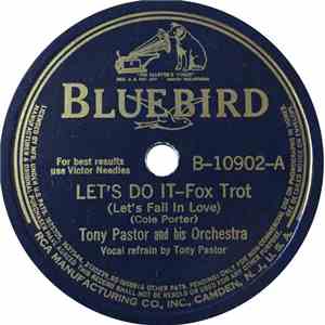 Tony Pastor And His Orchestra - Let's Do It / Ready, Get Set, Jump mp3 album