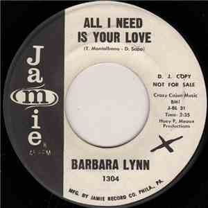 Barbara Lynn - All I Need Is Your Love / You're Gonna' Be Sorry mp3 album