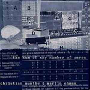 Christian Munthe & Martin Öhman - The Sum Of Any Number Of Zeros.... mp3 album