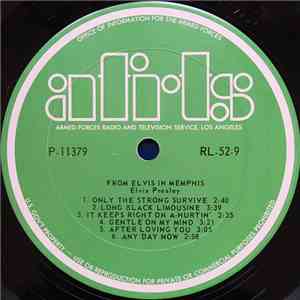 Elvis Presley / Tom Jones - From Elvis In Memphis / This Is Tom Jones mp3 album