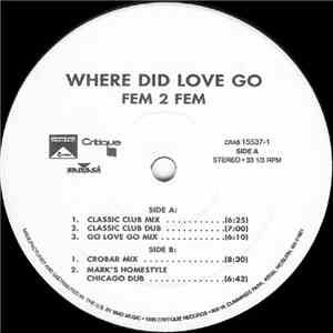 Fem 2 Fem - Where Did Love Go mp3 album