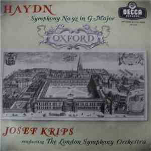Haydn, Josef Krips Conducting The London Symphony Orchestra - Symphony No. 92 In G Major ("Oxford") mp3 album