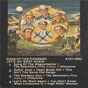 The Sons Of The Pioneers - Lets Go West Again mp3 album