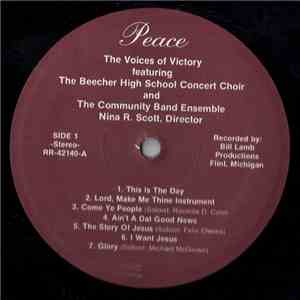 The Voices Of Victory Featuring Beecher High School Concert Choir And The Community Band Ensemble - Peace mp3 album