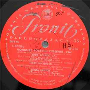 Various - Konkurs Piosenki Polskiej - Sopot 1961 mp3 album