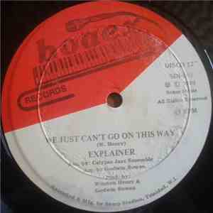 Explainer - We Just Can't Go On This Way mp3 album