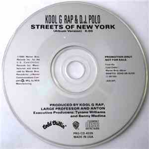 Kool G Rap & D.J. Polo - Streets Of New York mp3 album