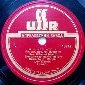 Лев Оборин - Ноктюрн Fis-Dur / Мазурка A-Moll mp3 album