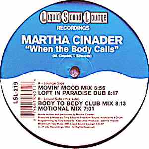Martha Cinader - When The Body Calls mp3 album