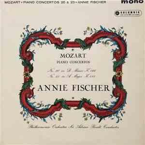 Mozart, Annie Fischer, Philharmonia Orchestra, Sir Adrian Boult - Piano Concertos No. 20 In D Minor K.466 / No. 23 In A Major K.488 mp3 album