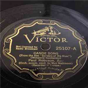 Paul Robeson - Canoe Song / Love Song mp3 album