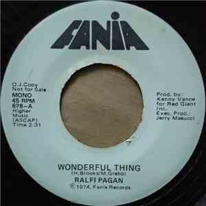 Ralfi Pagan - Wonderful Thing mp3 album