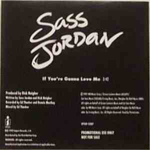 Sass Jordan - If You're Gonna Love Me mp3 album