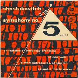 Shostakovitch / Philharmonic Orchestra Of New York, Dimitri Mitropoulos - Symphony No. 5, Op. 47 mp3 album