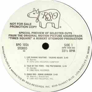 Various - Special Preview Of Selected Cuts From The Original Motion Picture Soundtrack "Times Square" A Robert Stigwood Production mp3 album