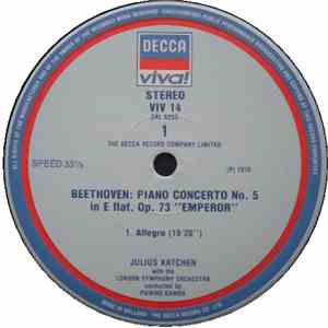 Beethoven - Julius Katchen - Piano Concerto No.5 "Emperor" / Klavierkonzert No.5 mp3 album
