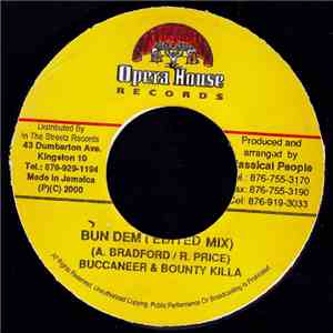 Buccaneer / Bounty Killa - Bun Dem mp3 album