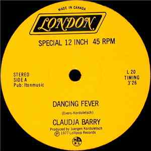 Claudja Barry - Dancing Fever / Johnny, Johnny Please Come Home mp3 album