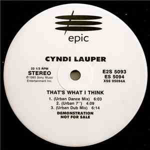 Cyndi Lauper - That's What I Think mp3 album