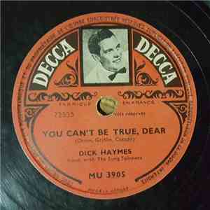 Dick Haymes - You Can't Be True, Dear / Nature Boy mp3 album