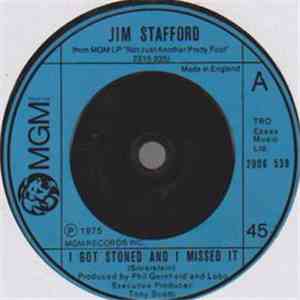 Jim Stafford - I Got Stoned And I Missed It mp3 album