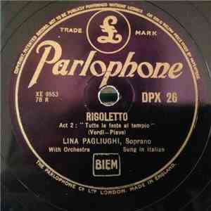 Lina Pagliughi - L'Elisir D'Amore / Rigoletto mp3 album