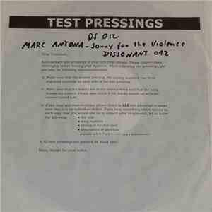 Marc Antona - Sorry For The Violence EP mp3 album