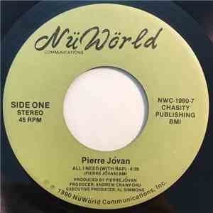 Pierre Jovan - All I Need mp3 album
