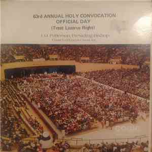 Rev J.o. Patterson - 63rd Annual Holy Convocation (Treat Lazarus Right) mp3 album