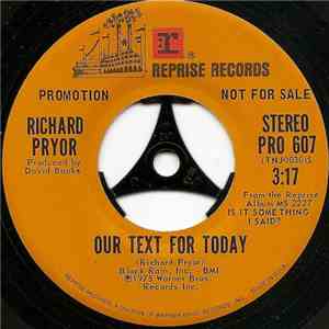 Richard Pryor - Our Text For Today mp3 album
