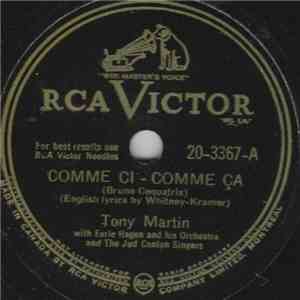 Tony Martin  - Comme Ci - Comme Ca / The Bells In Her Earrings mp3 album