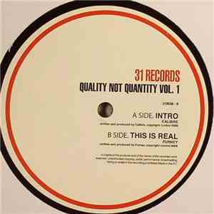 Various - Quality Not Quantity Vol. 1 mp3 album