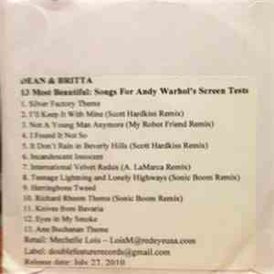 Dean & Britta - 13 Most Beautiful Songs For Andy Warhol's Screen Tests mp3 album