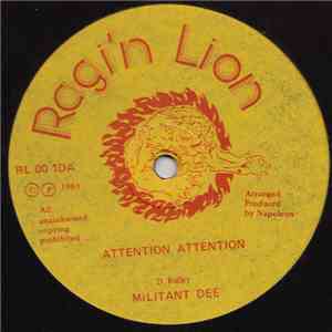 Militant Dee - Attention Attention / Life Inna England mp3 album