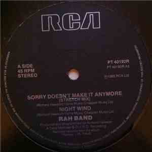 RAH Band - Sorry Doesn't Make It Anymore mp3 album