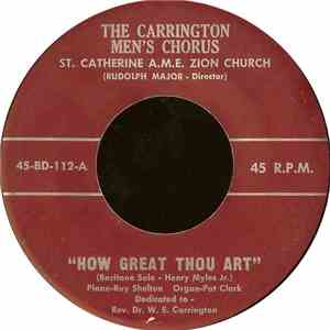 The Carrington Men's Chorus - How Great Thou Art / Wide River mp3 album