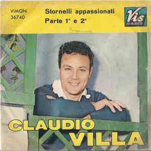 Claudio Villa E Lucia Rossani - Stornelli Appassionati Parte 1" E 2" mp3 album