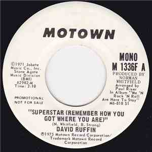 David Ruffin - Superstar (Remember How You Got Where You Are) mp3 album