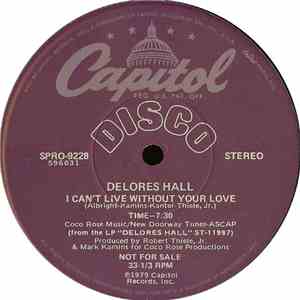 Delores Hall - I Can't Live Without Your Love mp3 album